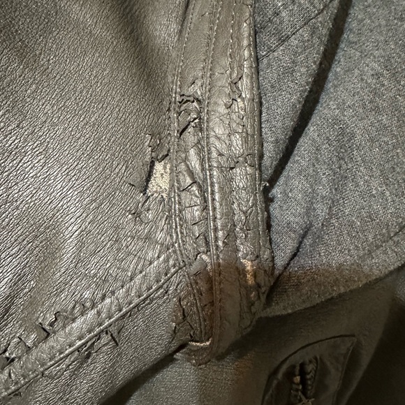Vegan leather mens size M jacket - Picture 7 of 8